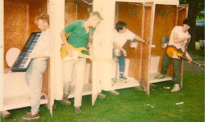 chandler playing guitar